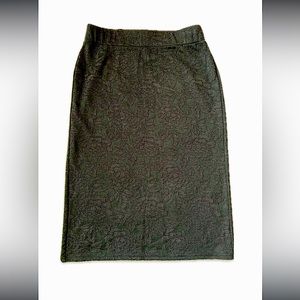 NEW- LOFT Midi Flower Lace Skirt